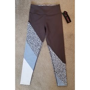 Betsey Johnson Leopard Performance Leggings